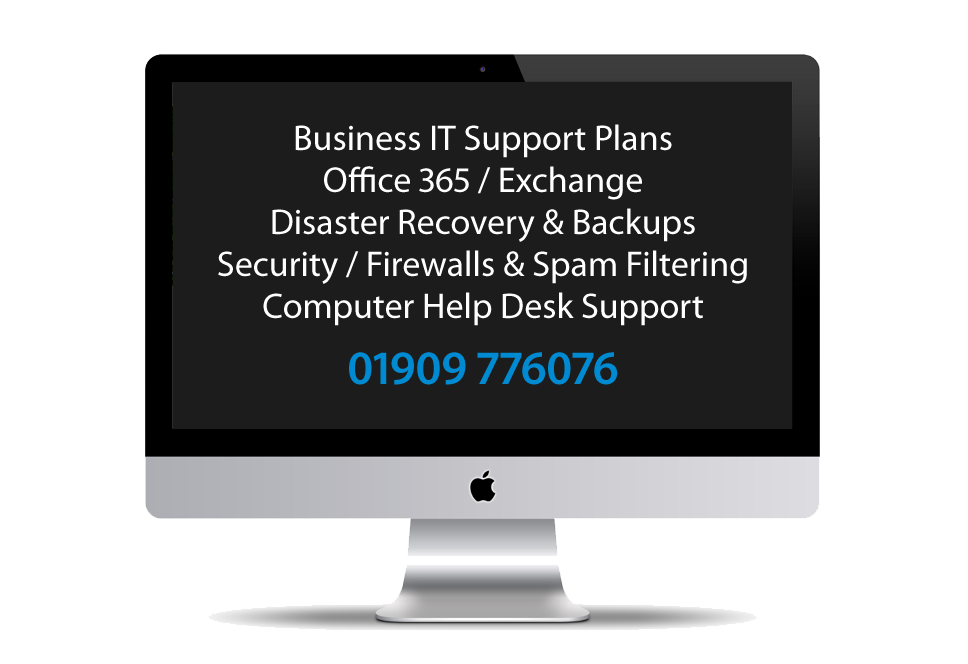 IT Support Worksop / Office 365 / Computer Security / Spam Filtering / Digital Signs and VOPI from nFinity IT Services Worksop - 01909 776076